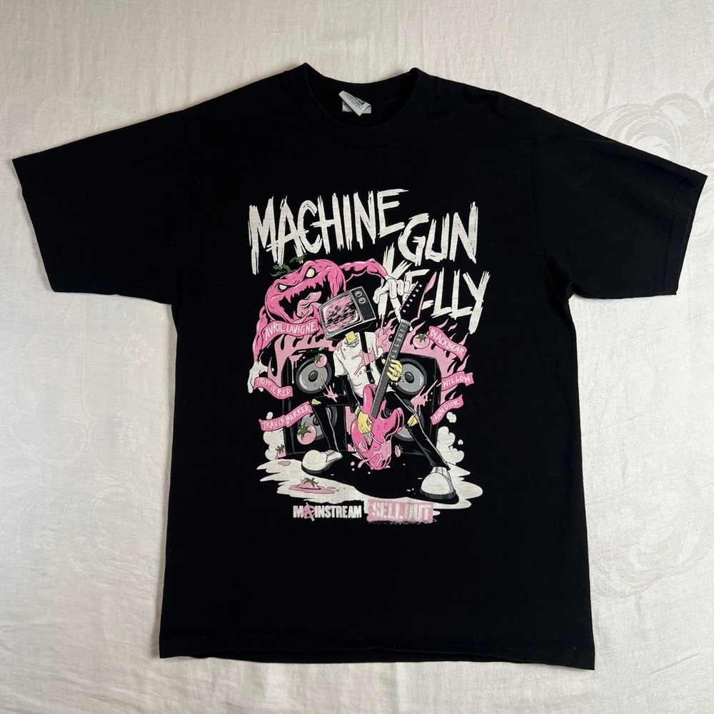 Machine Gun‎ Kelly Shirt Men's Large Mainstream Sellout Tour 2022 Concert Black